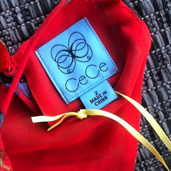 🆕🌹NWT CECE Floral Chiffon Halter Dress 🌹 - Picture 7 of 9